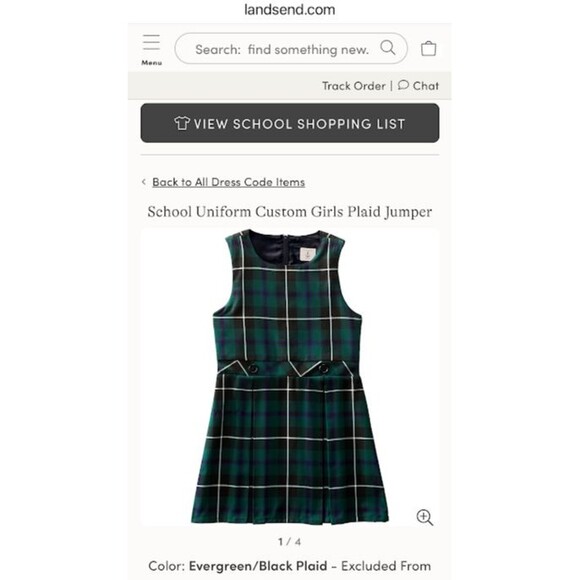 C5 School Uniform Jumper Dennis Lands End Flynn Ohara Columbia Evergreen 90 P90 - Picture 4 of 5